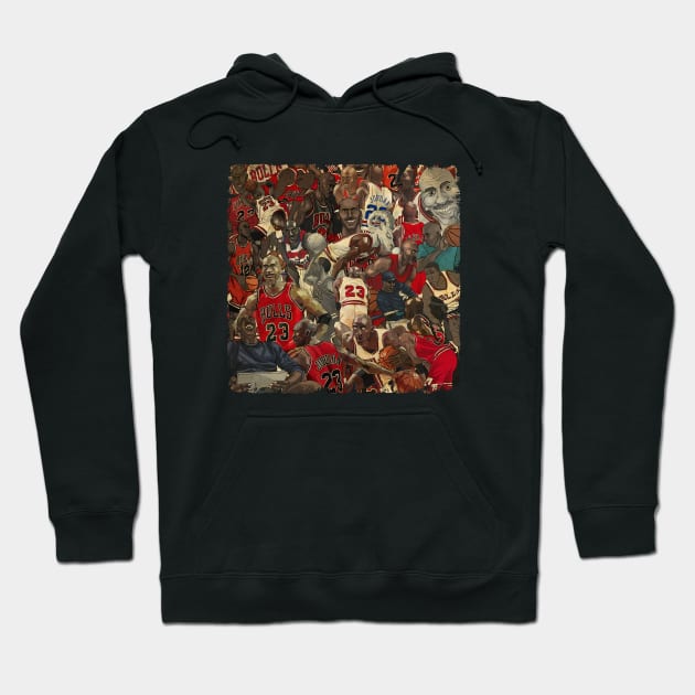 BASKETBALLART - ALL JORDAN Hoodie by JORDAN-ART23